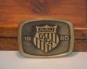 BECHTEL Limerick II, We Believe in Safety Solid Brass Belt  display picture 2