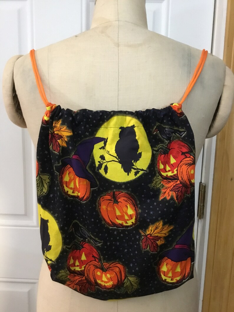 Halloween Drawstring Lined loot Bag Etsy