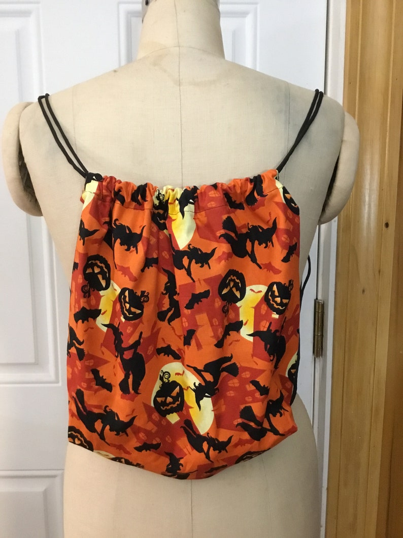 Halloween Drawstring Lined loot Bag Etsy