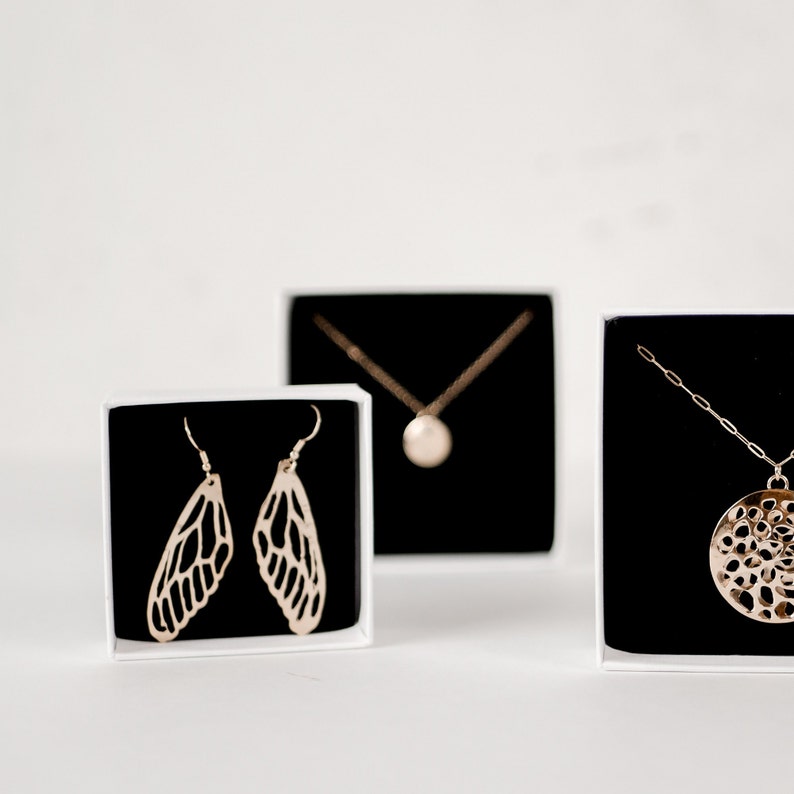 Gold dragonfly wing earrings image 5