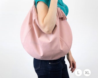 Pola hobo bag t013 in 2 sizes (L and XL) - sewing pattern and tutorial, spacious shoulder bag, instant download - englis.h
