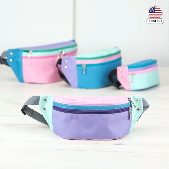 Lando Fanny Pack Sewing Pattern: Travel Hip Bag, Waist Pack, 4 sizes (PDF Download)