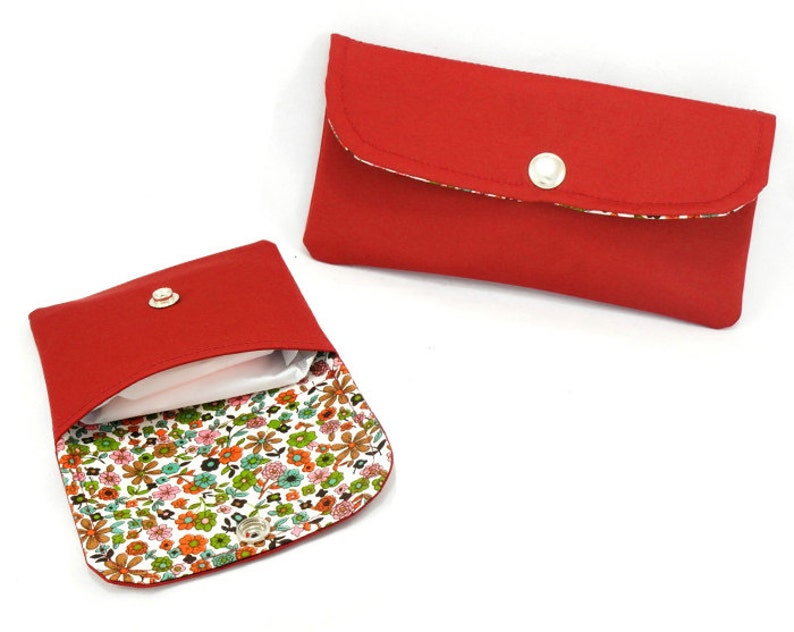 Feminine sanitary pad and panty liner holder PDF sewing Etsy