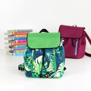 Medium Margo backpack, summer backpack pattern and tutorial - b002-M EN