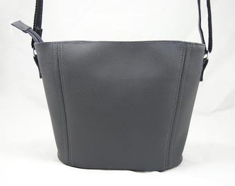 Shoulder Bag Sewing Pattern, Faux Leather Crossbody Bag Tutorial, DIY Purse (PDF download t007)
