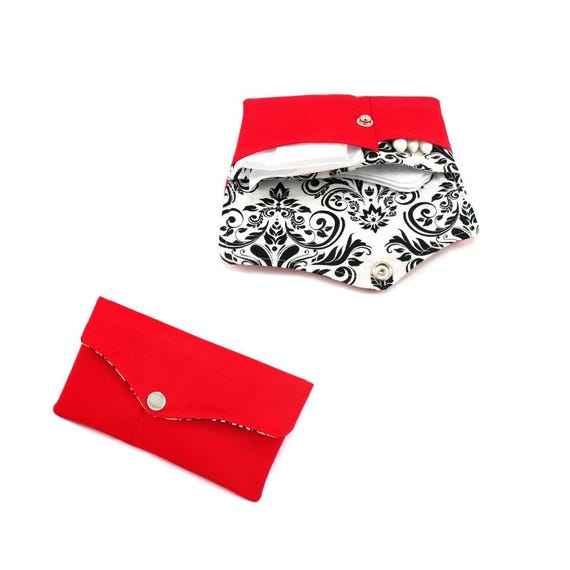 3in1 case, clutch - PDF pattern and instruction, feminine, hygiene product case, tampon wallet, pad holder, instant download - w-e001