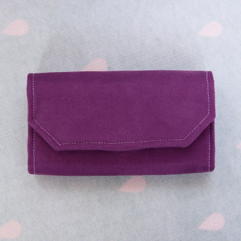 Clutch wallet sewing pattern and tutorial accordion fold Etsy