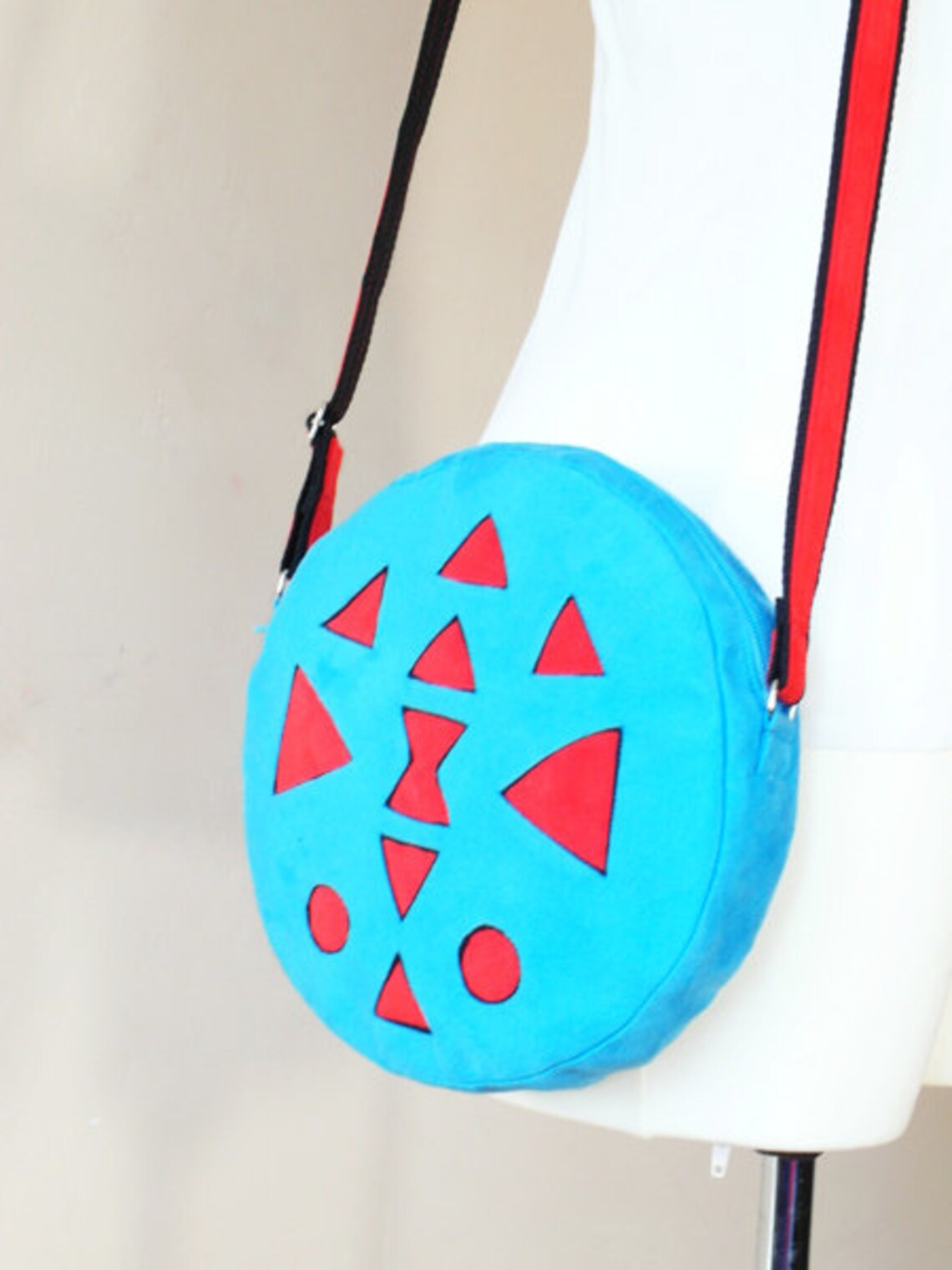 Round Bag Pattern Circle Bag Tutorial Crossbody Bag Aztec Etsy