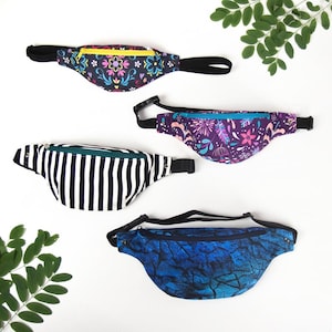 Zola hip bag pattern in 4 sizes! Fanny pack sewing pattern and tutorial - t001, instant download