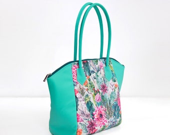 Patron de couture de sac cabas avec fermeture éclair : sac cabas avec poches (patron PDF, téléchargement immédiat)