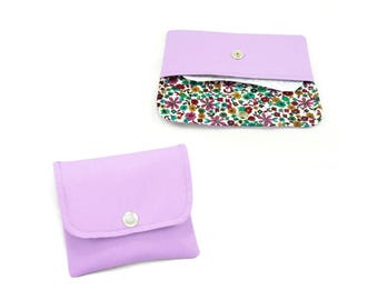 PACK DE 2 - Étui / pochette pour serviettes hygiéniques et protège-slips - Patron PDF et instructions de couture, téléchargement immédiat - e002