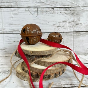 Krampus Bell / Gruß Vom Krampus / Jingle Bell Ornament / Rustic Ornament