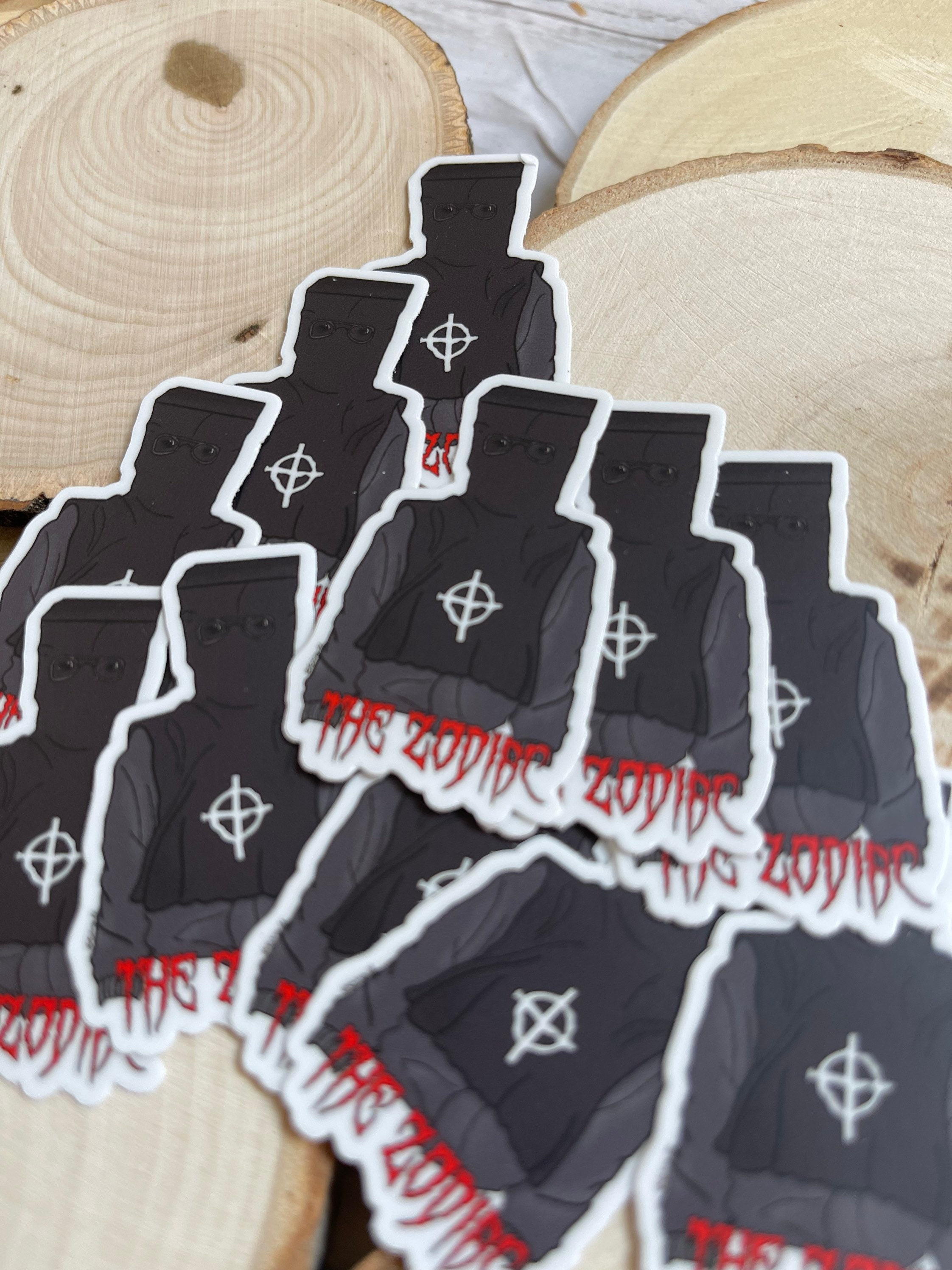 The Zodiac Killer Vinyl Sticker / True Crime Serial Killer