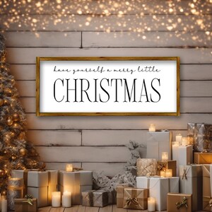 Christmas Sign, Have Yourself A Merry Little Christmas, Christmas Sign, Christmas Wall Art, Farmhouse Christmas Decor, Rustic Christmas Sign