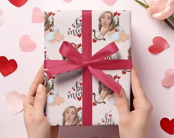 Personalized Valentine's Wrapping Paper - Customizable and Unique