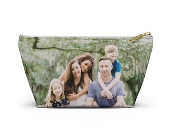 Custom Accessory Pouch / Cosmetic Bag with T-Bottom