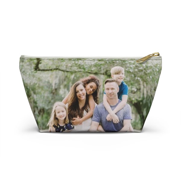 Custom Accessory Pouch / Cosmetic Bag with T-Bottom