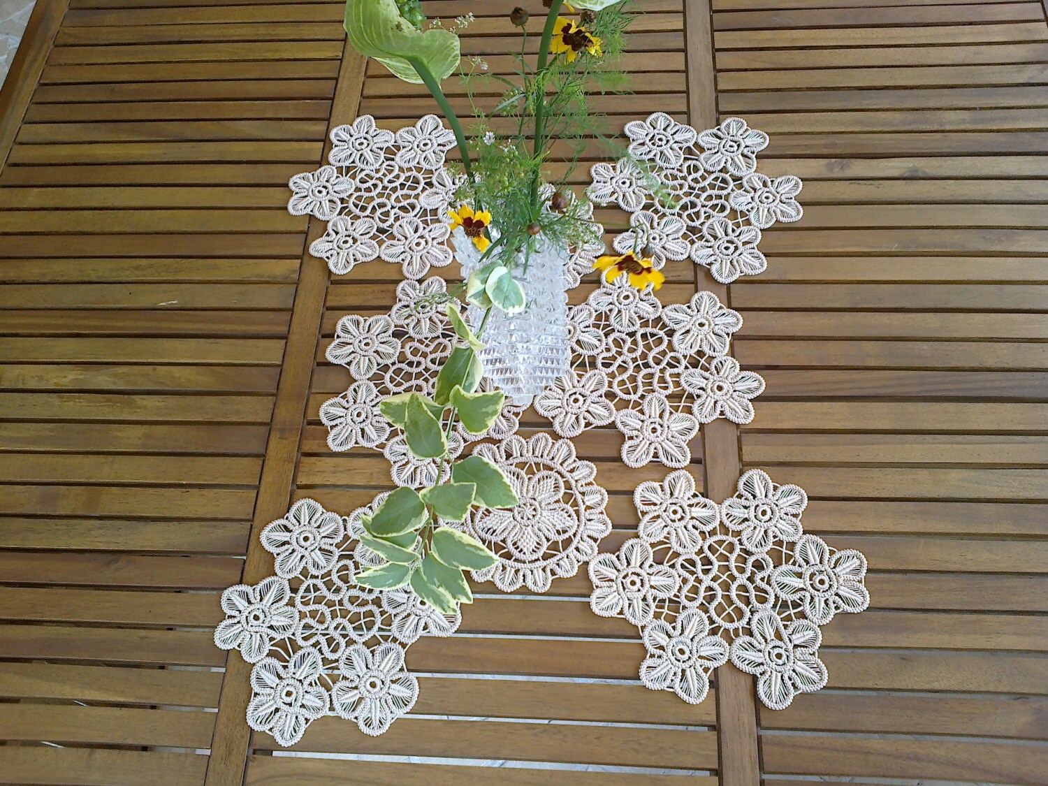 Coaster size macrame Etsy