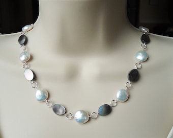 Collana Di Perle Keshi Nere Holly - Italia - Foto 4