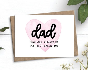 Dad Valentine Card | Etsy