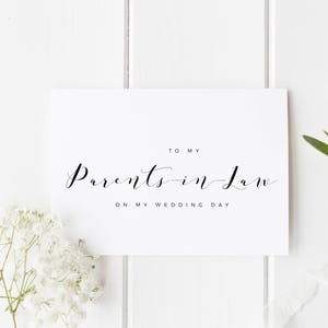 À mes beaux-parents, carte de mariage pour beaux-parents, carte de mariage pour beaux-parents, carte de mariage pour beaux-parents, père et mère