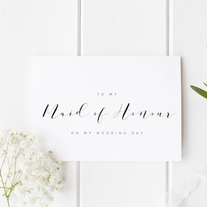 maid of honor acceptance