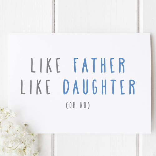 Funny Father's Day Cards Funny Dad Birthday Cards Gift For Dad Christmas PC399