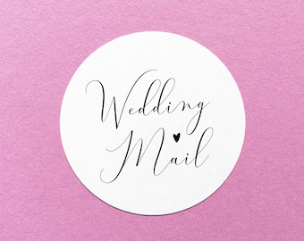 Wedding Mail Sticker, Wedding Invite Label, Envelope Seals, Sticker For Wedding Invite, Save The Date Sticker, Wedding Stamp Stickers