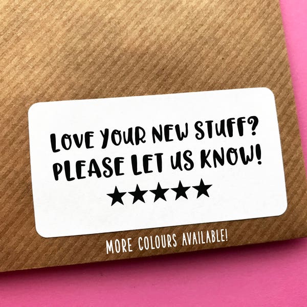 Etsy Review Labels Etsy