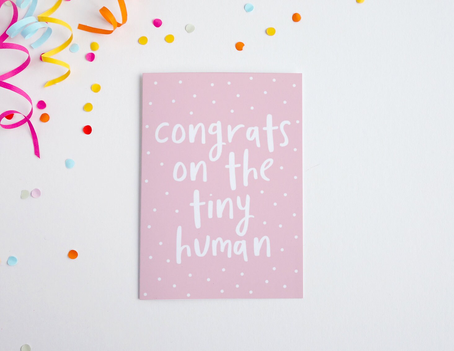 Congrats On The Tiny Human, Funny New Baby Card, Congratulations New …