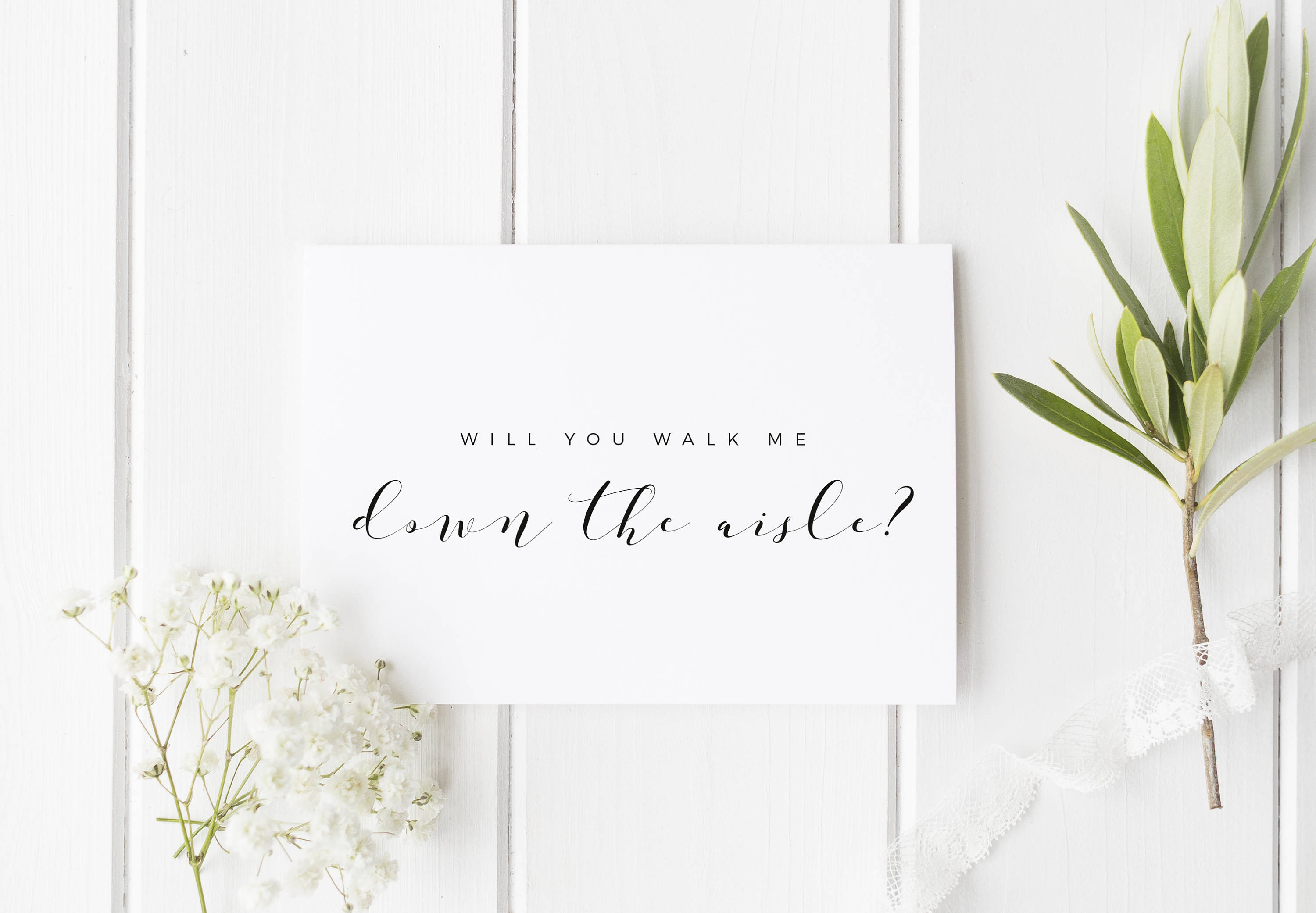 Will You Walk Me Down The Aisle? Give Me Away Card, Wedding Card For …