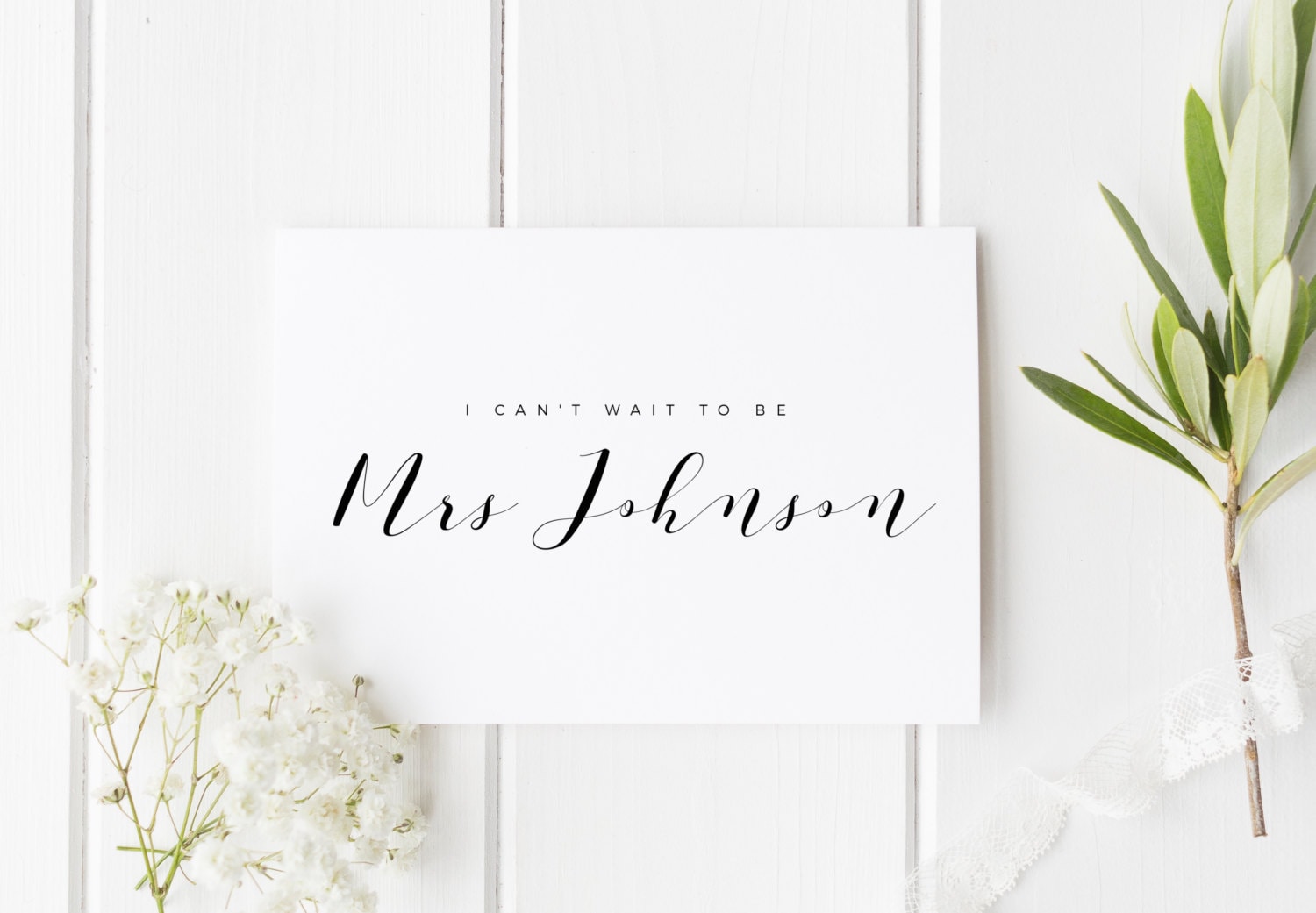 I Can't Wait To Be Mrs, Personalised Groom Wedding Card, I Can…