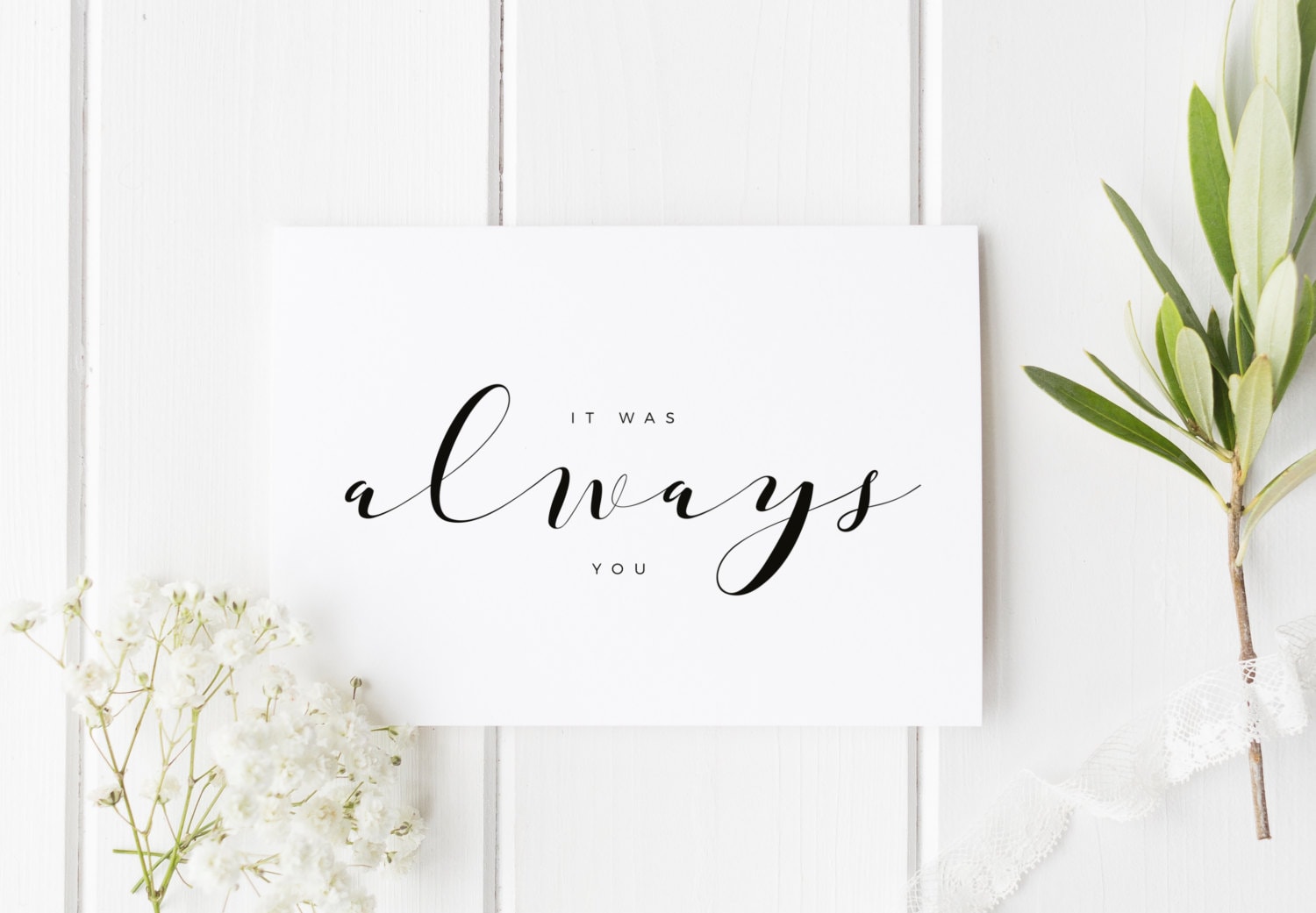 It Was Always You Card, Simple See You At The Altar Card, Groom Weddi…