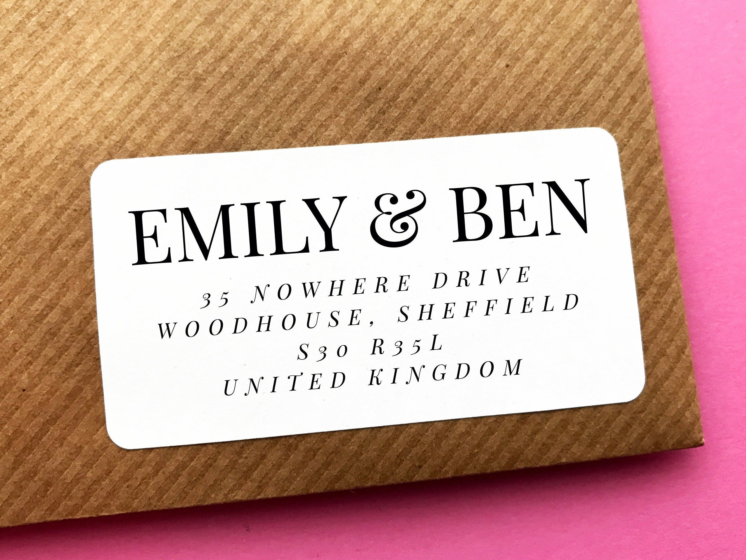 Wedding Address Label, Return Address Stickers, Family Address Label, Modern Address Sticker, Return Address For Wedding Invitation