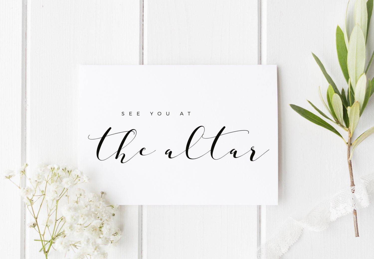 See You At The Altar, On Our Wedding Day, Groom Wedding Day Card, Cal…