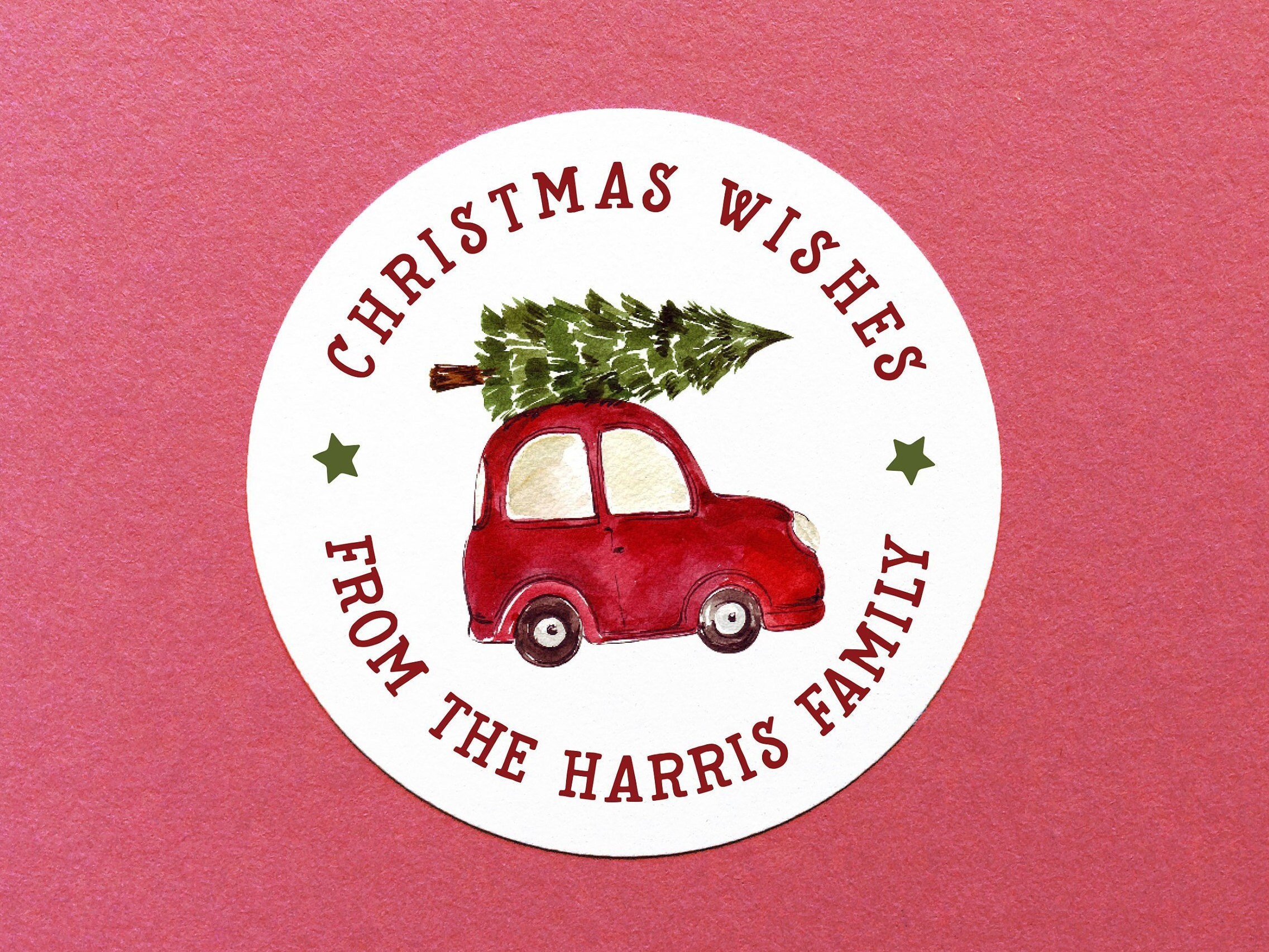 Family Christmas Stickers, Stickers For Christmas Cards, Cute Christm…