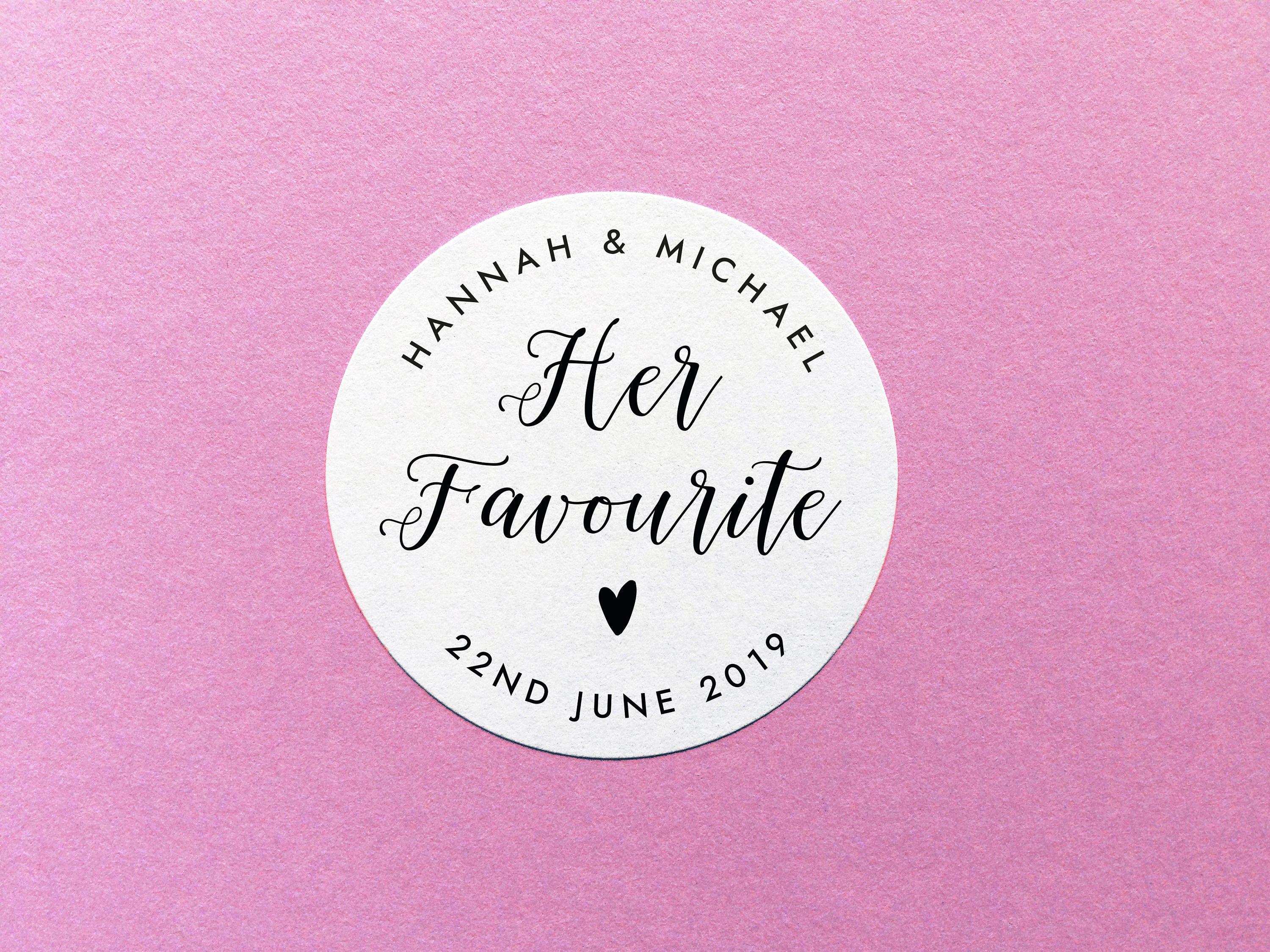 Her Favourite Sticker, Party Favour Stickers, Her Favorite Label, Her…