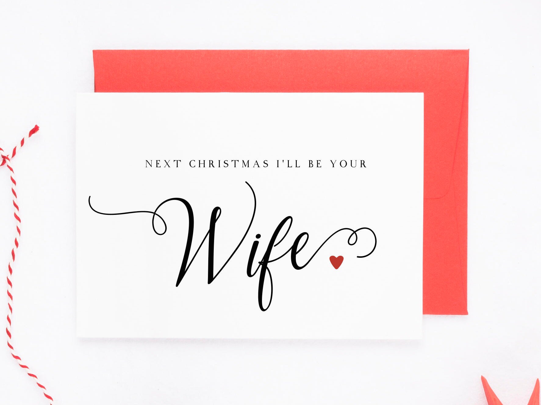 Next Christmas I'll Be Your Wife, Future Husband Christmas Card, …