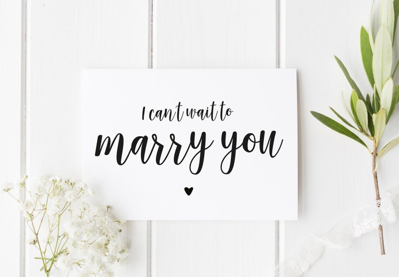 I Can't Wait To Marry You Card, Preety See You At Altar Card, Groom Wedding Day Card, Bride Wedding Day Card, Card For Groom, Card For Bride image 1