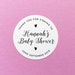 Baby Shower Sticker, Simple Shower Labels, Baby Shower Labels, Personalised Baby Shower Labels, Thank You For Coming Stickers, Favour Labels 