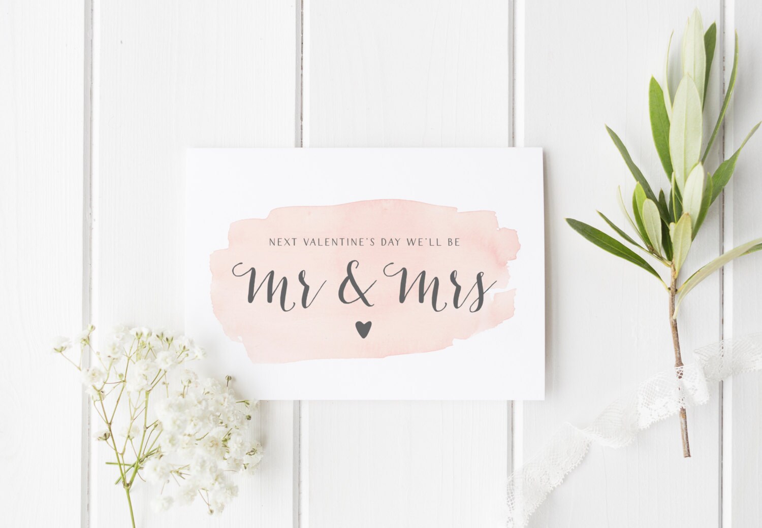 Mr & Mrs Valentines Card, Next Valentine's Day Mr And Mrs, Person…