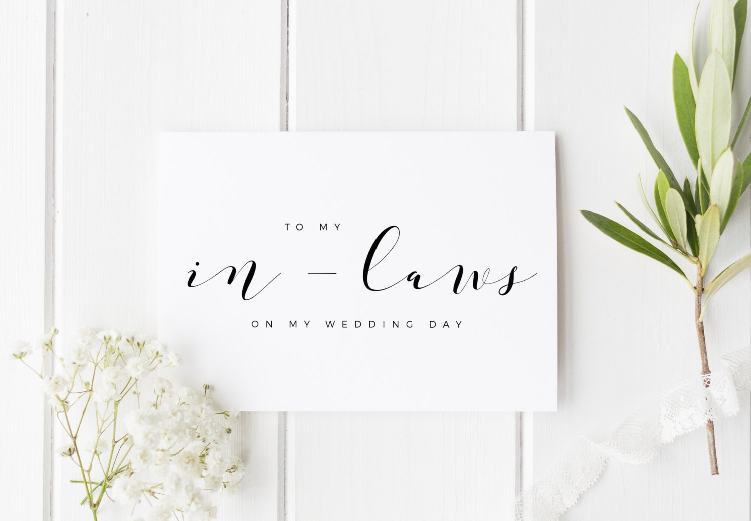 To My In Laws Wedding Day Card, To My In Laws Wedding Day Card, Paren…
