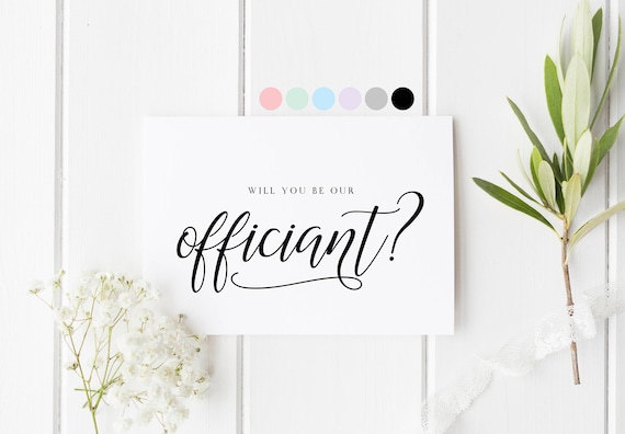 Werden Sie Unser Amtsberater Sein Karte Werden Sie Heiraten Etsy