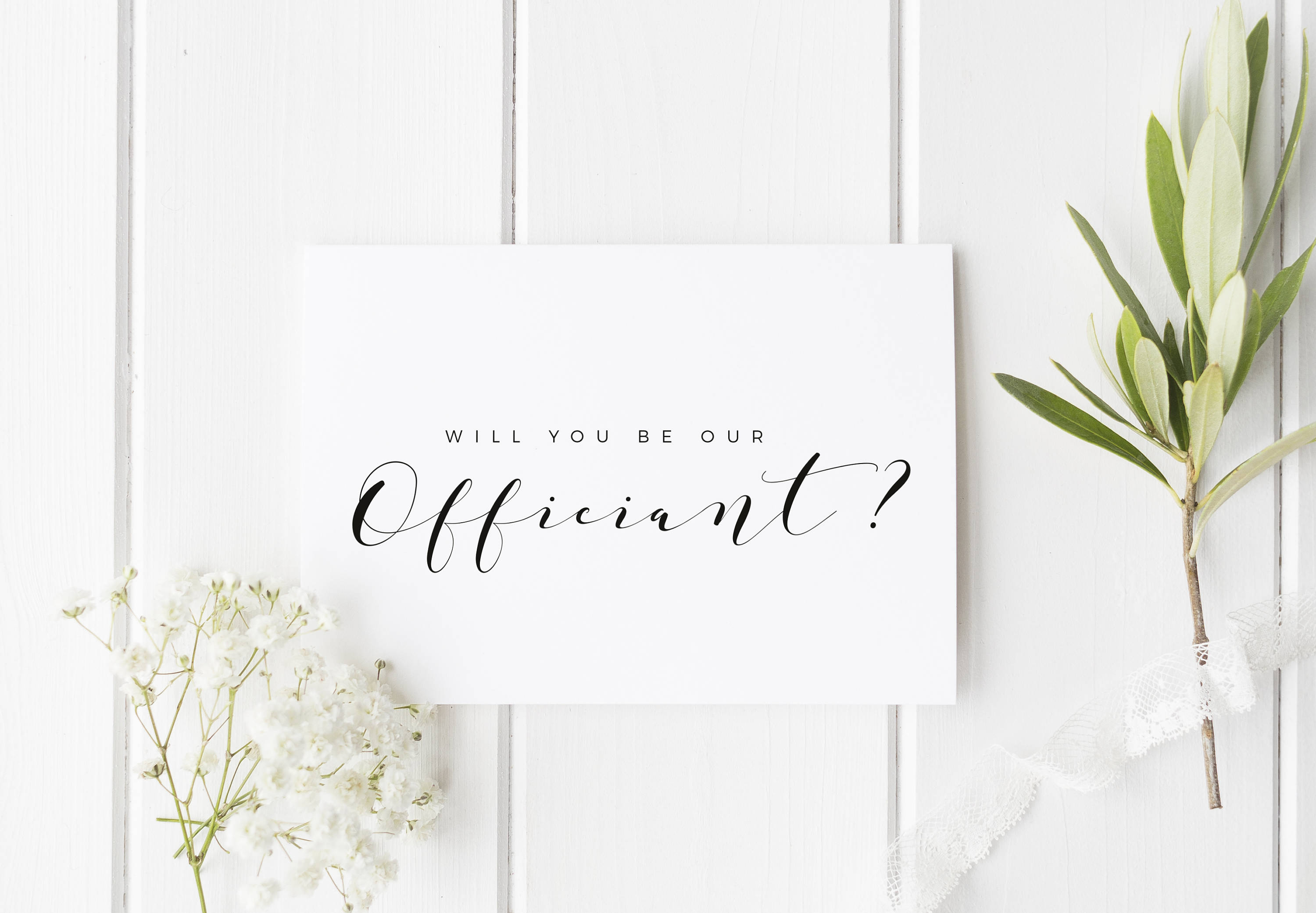 Will You Be Our Officiant Card, Marry Us Card, Will You Marry Us?, Ca…