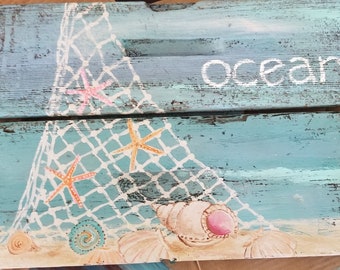 Beachy Cottage Painted Boards