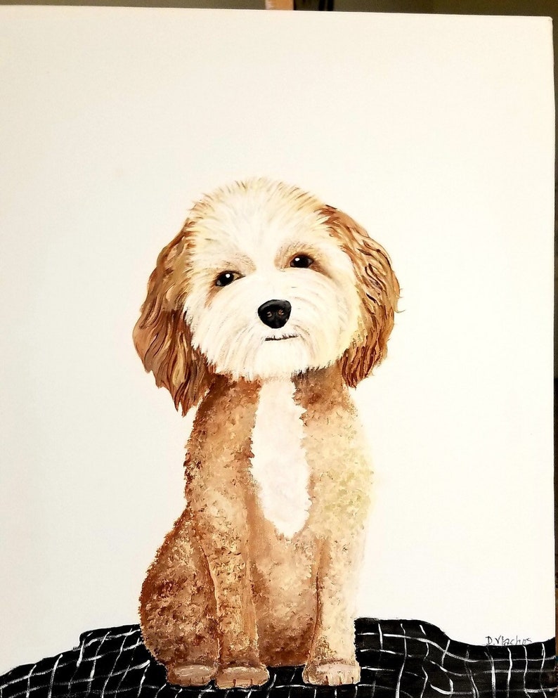 Custom Painted Pet Portraits image 1