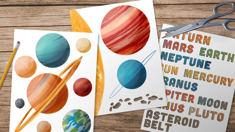 Solar System Printable Worksheets Science, Learning, Homeschool ...