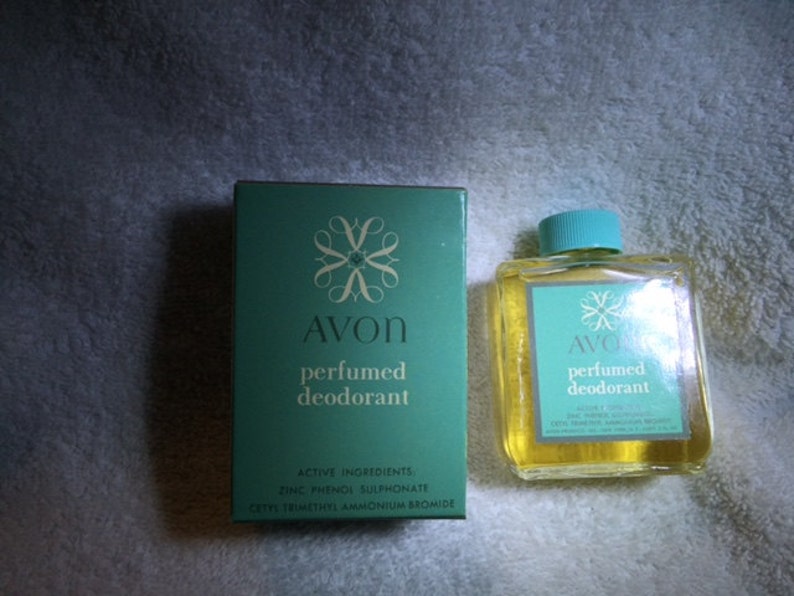 Vintage Avon perfume desodorante líquido nuevo en caja rara Etsy