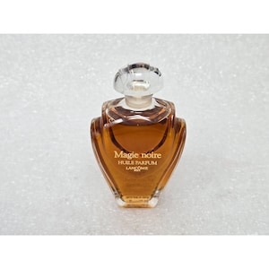 Vintage Lancôme Magie Noire Huile Parfym Parfym 1 Fl Oz 30 ml glasflaska