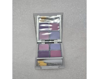 Vintage ICING By Claire’s Purple Pink Blue Eyeshadow Quad Palette Compact Mirror